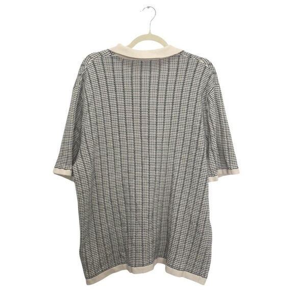 MADEWELL Johnny-Collar Short-Sleeve Sweater Polo in “Vintage Linen” - Picture 10 of 12